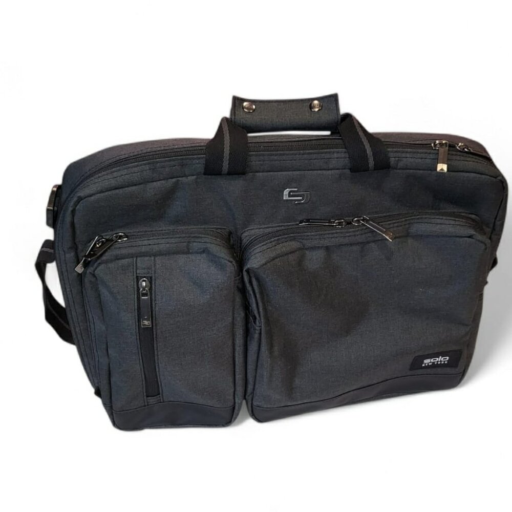 Soho New York Duane Hybrid Briefcase Backpack NO CROSSBODY STRAP